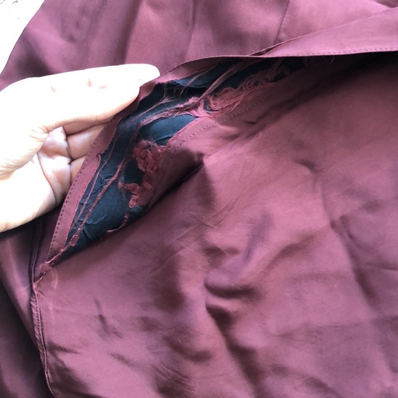 WILFRED Red Midi button-down Slit Skirt - Picture 12 of 17